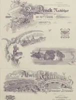 Picture 6 of 22 from Der Moderne Merkantil-Lithograph : eine Sammlung merkantiler Arbeiten / hrsg. von Steinbach & Strache (1901), leaf 7