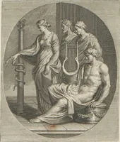 Picture 17 of 42 from [A collection of 48 engravings from ancient gems, etc. / drawn and engraved by E.S.C., Ursule de la Croix, and others (1709), leaf 21