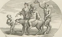 An illustration from [A collection of 48 engravings from ancient gems, etc. / drawn and engraved by E.S.C., Ursule de la Croix, and others (1709)