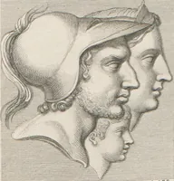 An illustration from [A collection of 48 engravings from ancient gems, etc. / drawn and engraved by E.S.C., Ursule de la Croix, and others (1709)
