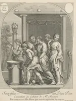Picture 5 of 42 from [A collection of 48 engravings from ancient gems, etc. / drawn and engraved by E.S.C., Ursule de la Croix, and others (1709), leaf 8