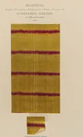 Picture 11 of 69 from Collection of specimens and illustrations of the textile manufactures of India. Second series, 0459-0525 / prepared under the direction of J. Forbes Watson (1873), leaf 16