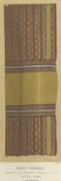 Picture 9 of 55 from Collection of specimens and illustrations of the textile manufactures of India. Second series, 0065-0100 / prepared under the direction of J. Forbes Watson, leaf 16