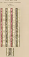An illustration from Collection of specimens and illustrations of the textile manufactures of India. Second series, 0632-0691 / prepared under the direction of J. Forbes Watson (1873)