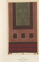 An illustration from Collection of specimens and illustrations of the textile manufactures of India. Second series, 0386-0400 / prepared under the direction of J. Forbes Watson