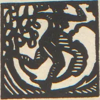 An illustration from A catalogue of an exhibition of woodcuts by John J. A. Murphy : shown at the Galleries of Messrs. Frederick Keppel & Co. ... January the Fifth to January the Thirty-first, Nineteen Hundred and Twenty-two (1922)