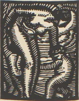 An illustration from A catalogue of an exhibition of woodcuts by John J. A. Murphy : shown at the Galleries of Messrs. Frederick Keppel & Co. ... January the Fifth to January the Thirty-first, Nineteen Hundred and Twenty-two (1922)