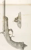 An illustration from Recueil d'ornements et de sujets pour être appliqués à l'ornementation des armes d'après les dessins des principaux artistes / gravé et publié par Charles Claesen (1800)