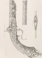 An illustration from Recueil d'ornements et de sujets pour être appliqués à l'ornementation des armes d'après les dessins des principaux artistes / gravé et publié par Charles Claesen (1800)