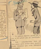 Picture 40 of 79 from [The Salome of Henri Regnault, a scrap book of clippings relating to its purchase by M. Knoedler & Co. at the sale of the Marquise Landolfo Carcano, May 30, 1912] : Volume 1 (1912), leaf 106