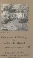 An illustration from Exhibition of paintings by Willard L. Metcalf : March 15th to April 3rd (1920)