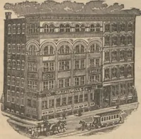 Picture 10 of 61 from Industries of Massachusetts : historical and descriptive review of Lynn, Lowell, Lawrence, Haverhill, Salem, Beverly, Peabody, Danvers, Gloucester, Newburyport and Amesbury, and their leading manufacturers and merchants (1886), leaf 19