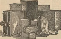 An illustration from Industries of Massachusetts : historical and descriptive review of Lynn, Lowell, Lawrence, Haverhill, Salem, Beverly, Peabody, Danvers, Gloucester, Newburyport and Amesbury, and their leading manufacturers and merchants (1886)