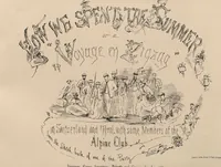 Picture 1 of 29 from How we spent the summer, or, A "Voyage en zigzag" in Switzerland and Tyrol with some members of the Alpine Club : from the sketch book of one of the party [i.e. Elizabeth Tuckett] (1864), leaf 2