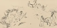 Picture 5 of 29 from How we spent the summer, or, A "Voyage en zigzag" in Switzerland and Tyrol with some members of the Alpine Club : from the sketch book of one of the party [i.e. Elizabeth Tuckett] (1864), leaf 20