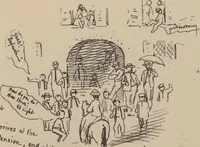 Picture 7 of 29 from How we spent the summer, or, A "Voyage en zigzag" in Switzerland and Tyrol with some members of the Alpine Club : from the sketch book of one of the party [i.e. Elizabeth Tuckett] (1864), leaf 32