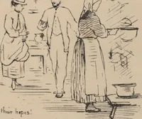 Picture 9 of 29 from How we spent the summer, or, A "Voyage en zigzag" in Switzerland and Tyrol with some members of the Alpine Club : from the sketch book of one of the party [i.e. Elizabeth Tuckett] (1864), leaf 36