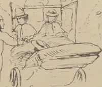 An illustration from How we spent the summer, or, A "Voyage en zigzag" in Switzerland and Tyrol with some members of the Alpine Club : from the sketch book of one of the party [i.e. Elizabeth Tuckett] (1864)