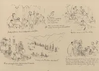 Picture 19 of 29 from How we spent the summer, or, A "Voyage en zigzag" in Switzerland and Tyrol with some members of the Alpine Club : from the sketch book of one of the party [i.e. Elizabeth Tuckett] (1864), leaf 60