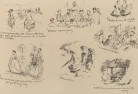Picture 24 of 29 from How we spent the summer, or, A "Voyage en zigzag" in Switzerland and Tyrol with some members of the Alpine Club : from the sketch book of one of the party [i.e. Elizabeth Tuckett] (1864), leaf 76