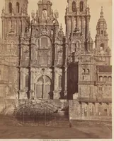 Picture 3 of 21 from The Cathedral of Santiago de Compostella in Spain, showing especially the sculpture of the Pórtico de la Gloria by Mestre Mateo / a series of twenty photographs recently taken by Thurston Thompson (1868), leaf 12