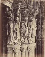 Picture 7 of 21 from The Cathedral of Santiago de Compostella in Spain, showing especially the sculpture of the Pórtico de la Gloria by Mestre Mateo / a series of twenty photographs recently taken by Thurston Thompson (1868), leaf 20