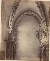Picture 11 of 21 from The Cathedral of Santiago de Compostella in Spain, showing especially the sculpture of the Pórtico de la Gloria by Mestre Mateo / a series of twenty photographs recently taken by Thurston Thompson (1868), leaf 28