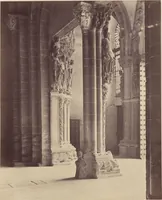 Picture 16 of 21 from The Cathedral of Santiago de Compostella in Spain, showing especially the sculpture of the Pórtico de la Gloria by Mestre Mateo / a series of twenty photographs recently taken by Thurston Thompson (1868), leaf 38