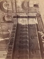 An illustration from The Cathedral of Santiago de Compostella in Spain, showing especially the sculpture of the Pórtico de la Gloria by Mestre Mateo / a series of twenty photographs recently taken by Thurston Thompson (1868)