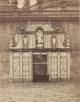 Picture 20 of 21 from The Cathedral of Santiago de Compostella in Spain, showing especially the sculpture of the Pórtico de la Gloria by Mestre Mateo / a series of twenty photographs recently taken by Thurston Thompson (1868), leaf 46