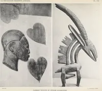 Picture 12 of 53 from La decoration primitive : Afrique : quarante-deux planches accompagnées d'une préface et d'une table descriptive / P.-C. Lepage (1922), leaf 28