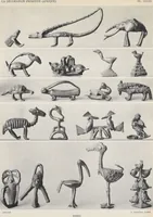 Picture 38 of 53 from La decoration primitive : Afrique : quarante-deux planches accompagnées d'une préface et d'une table descriptive / P.-C. Lepage (1922), leaf 68