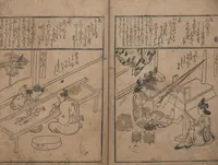 An illustration from Illustrations of Various Professions (Wakoku shoshoku e-zukushi 和国諸職絵尽) (1685)