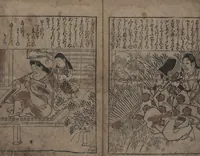 An illustration from Illustrations of Beautiful Women (Bijin e-zukushi 美人絵づくし) : [volume 3] (1683)