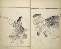 An illustration from Sōnan (Chinnen) Picture Album (Sōnan gafu 楚南画譜) (1834)