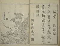 An illustration from Primer on Eight Varieties of Painting (Hasshu gafu 八集画譜) (1672)