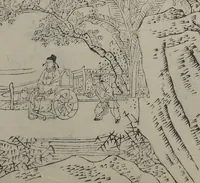 An illustration from Primer on Eight Varieties of Painting (Hasshu gafu 八集画譜) (1672)