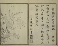 An illustration from Primer on Eight Varieties of Painting (Hasshu gafu 八集画譜) (1672)
