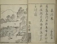 An illustration from Primer on Eight Varieties of Painting (Hasshu gafu 八集画譜) (1672)