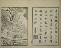 An illustration from Primer on Eight Varieties of Painting (Hasshu gafu 八集画譜) (1672)