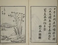 Picture 16 of 45 from Primer on Eight Varieties of Painting (Hasshu gafu 八集画譜) (1672), leaf 20