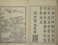 An illustration from Primer on Eight Varieties of Painting (Hasshu gafu 八集画譜) (1672)