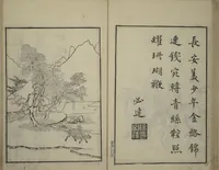 Picture 24 of 45 from Primer on Eight Varieties of Painting (Hasshu gafu 八集画譜) (1672), leaf 28