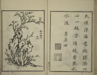 An illustration from Primer on Eight Varieties of Painting (Hasshu gafu 八集画譜) (1672)