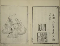 Picture 2 of 45 from Primer on Eight Varieties of Painting (Hasshu gafu 八集画譜) (1672), leaf 5