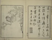 An illustration from Primer on Eight Varieties of Painting (Hasshu gafu 八集画譜) (1672)