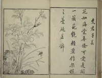 An illustration from Primer on Eight Varieties of Painting (Hasshu gafu 八集画譜) (1672)