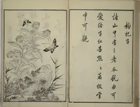 An illustration from Primer on Eight Varieties of Painting (Hasshu gafu 八集画譜) (1672)