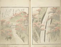 Picture 7 of 15 from Collected Light Verses and Noted Landscapes (Sansui kikan kyōka shū 山水奇観狂歌集) (1820), leaf 13