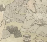 Picture 5 of 15 from Collected Light Verses and Noted Landscapes (Sansui kikan kyōka shū 山水奇観狂歌集) (1820), leaf 7